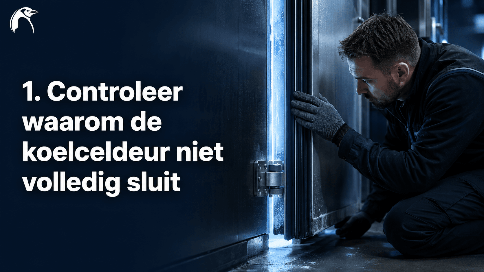 Controleer waarom de koelceldeur niet volledig sluit