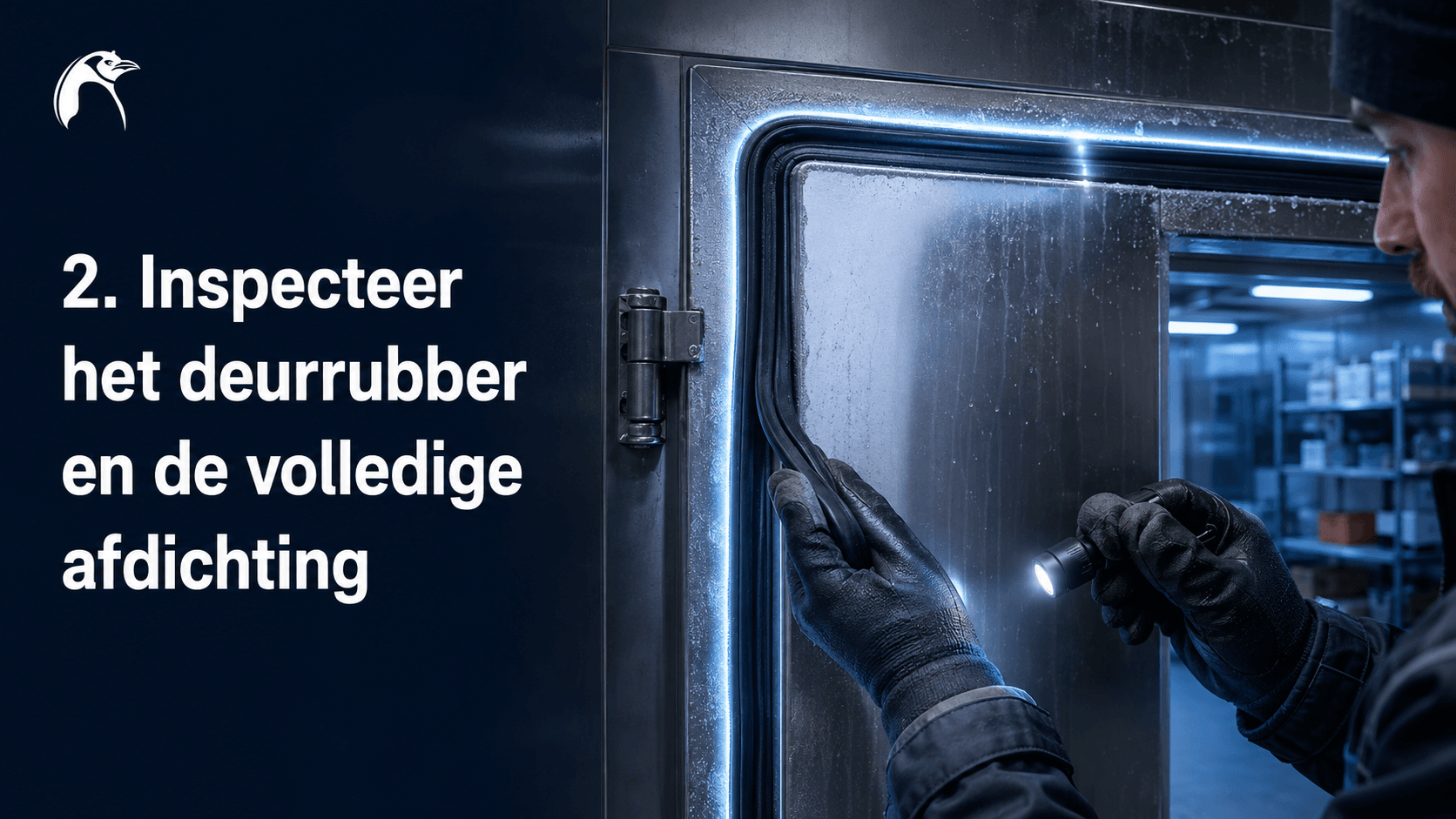 Inspecteer het deurrubber en de volledige afdichting