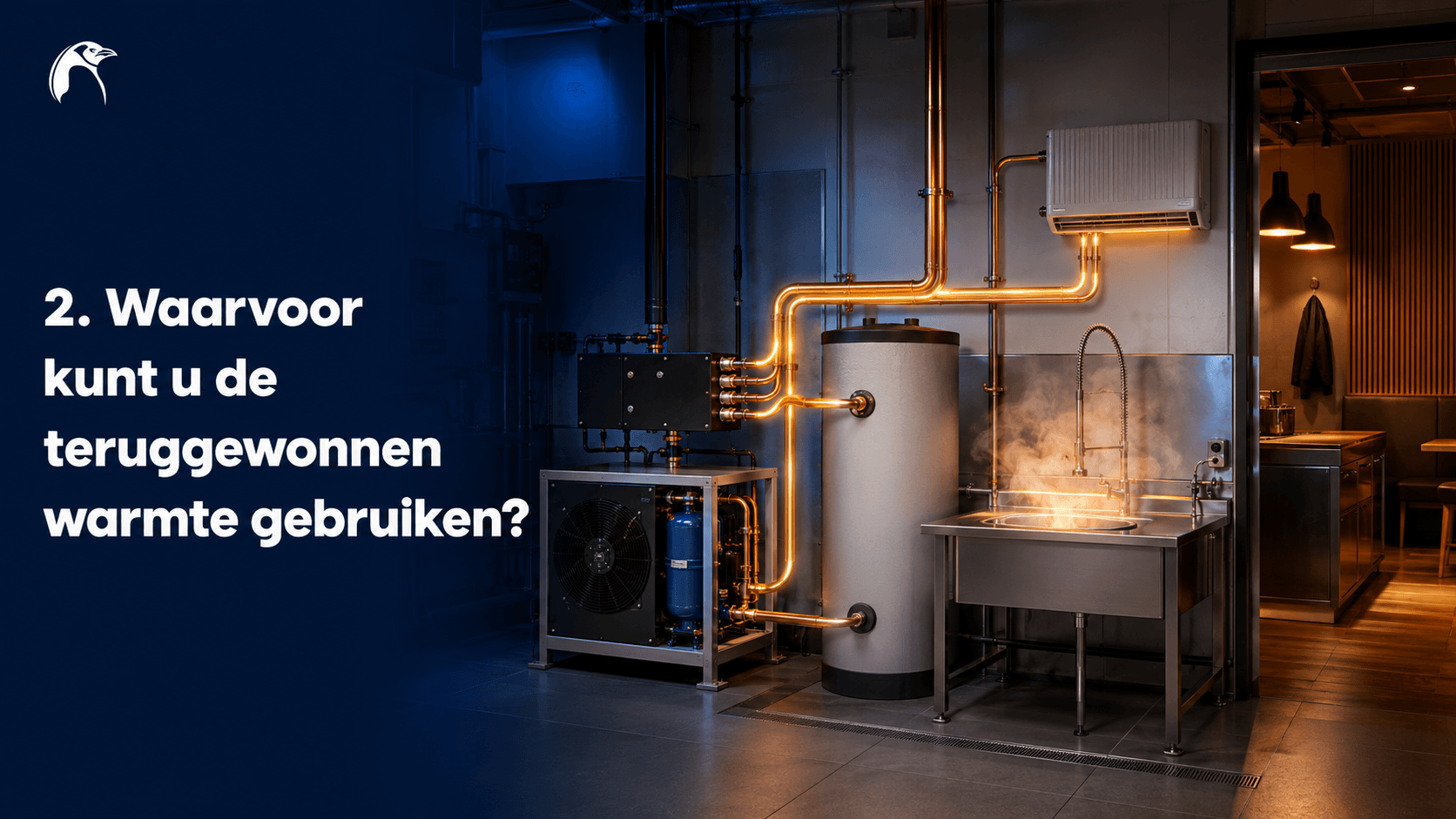 Waarvoor kunt u de teruggewonnen warmte gebruiken?