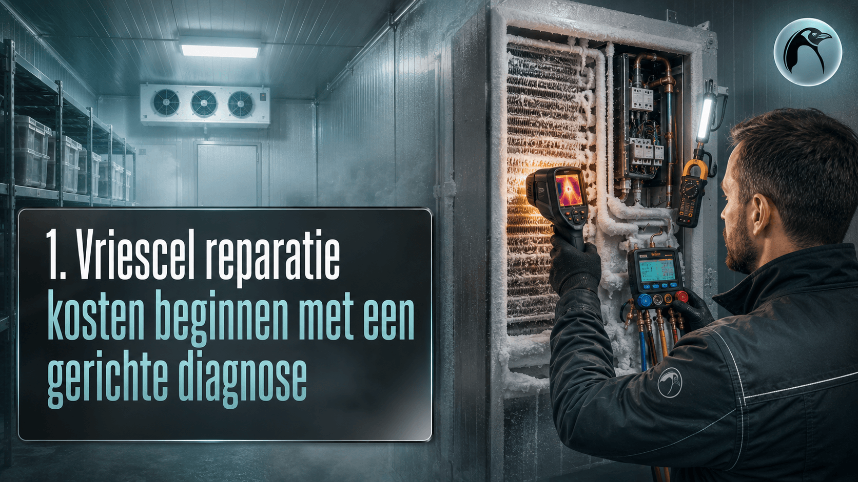 Vriescel reparatie kosten beginnen met een gerichte diagnose