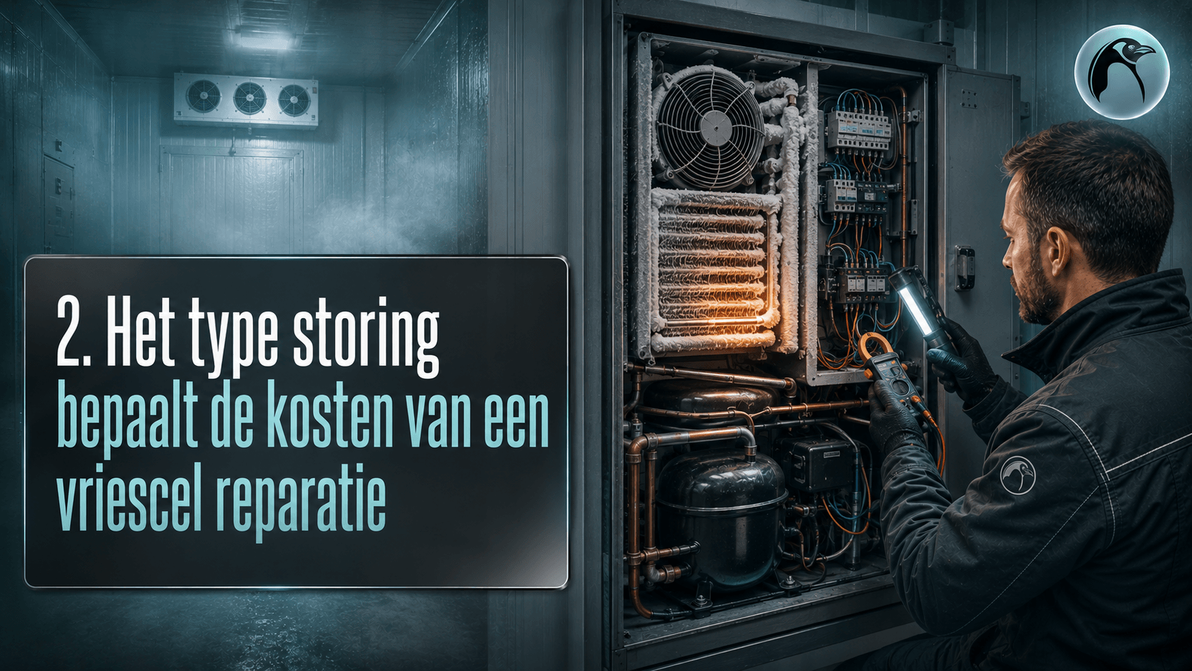 Het type storing bepaalt de kosten van een vriescel reparatie