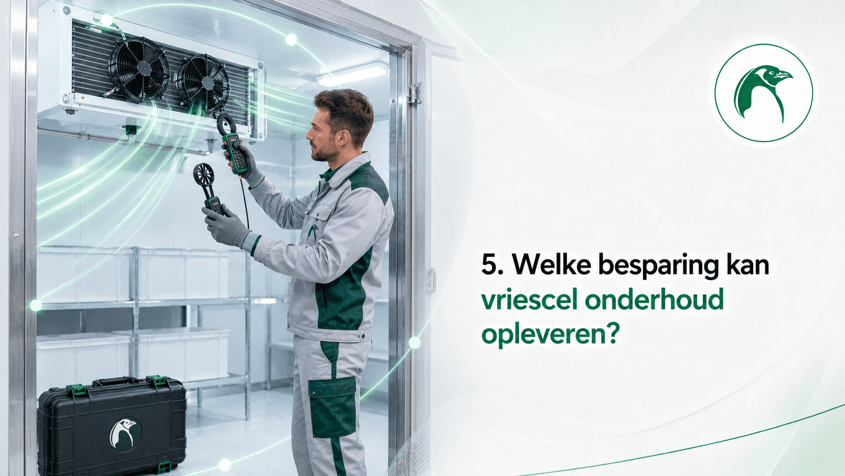 Welke besparing kan vriescel onderhoud opleveren?