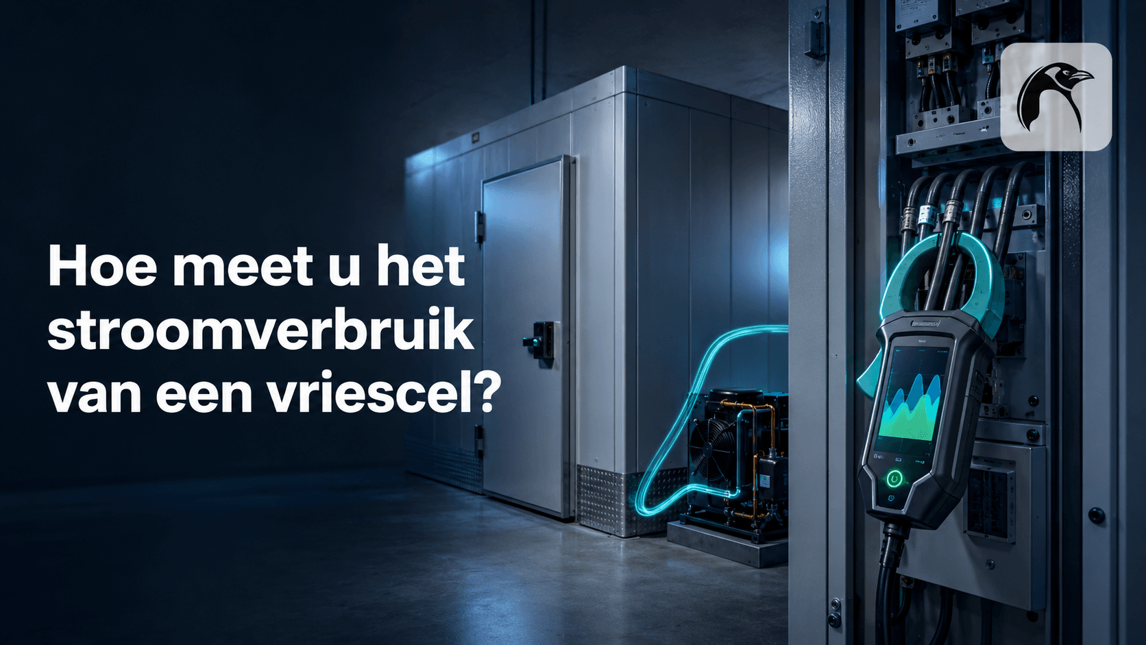 Hoe meet u het stroomverbruik van een vriescel?