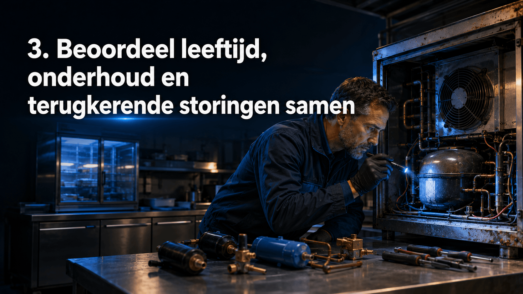 Beoordeel leeftijd, onderhoud en terugkerende storingen samen