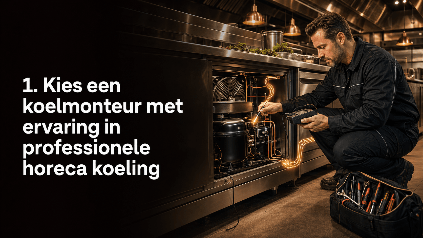 Kies een koelmonteur met ervaring in professionele horeca koeling