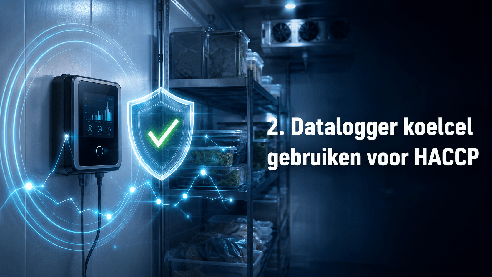 Datalogger koelcel gebruiken voor HACCP