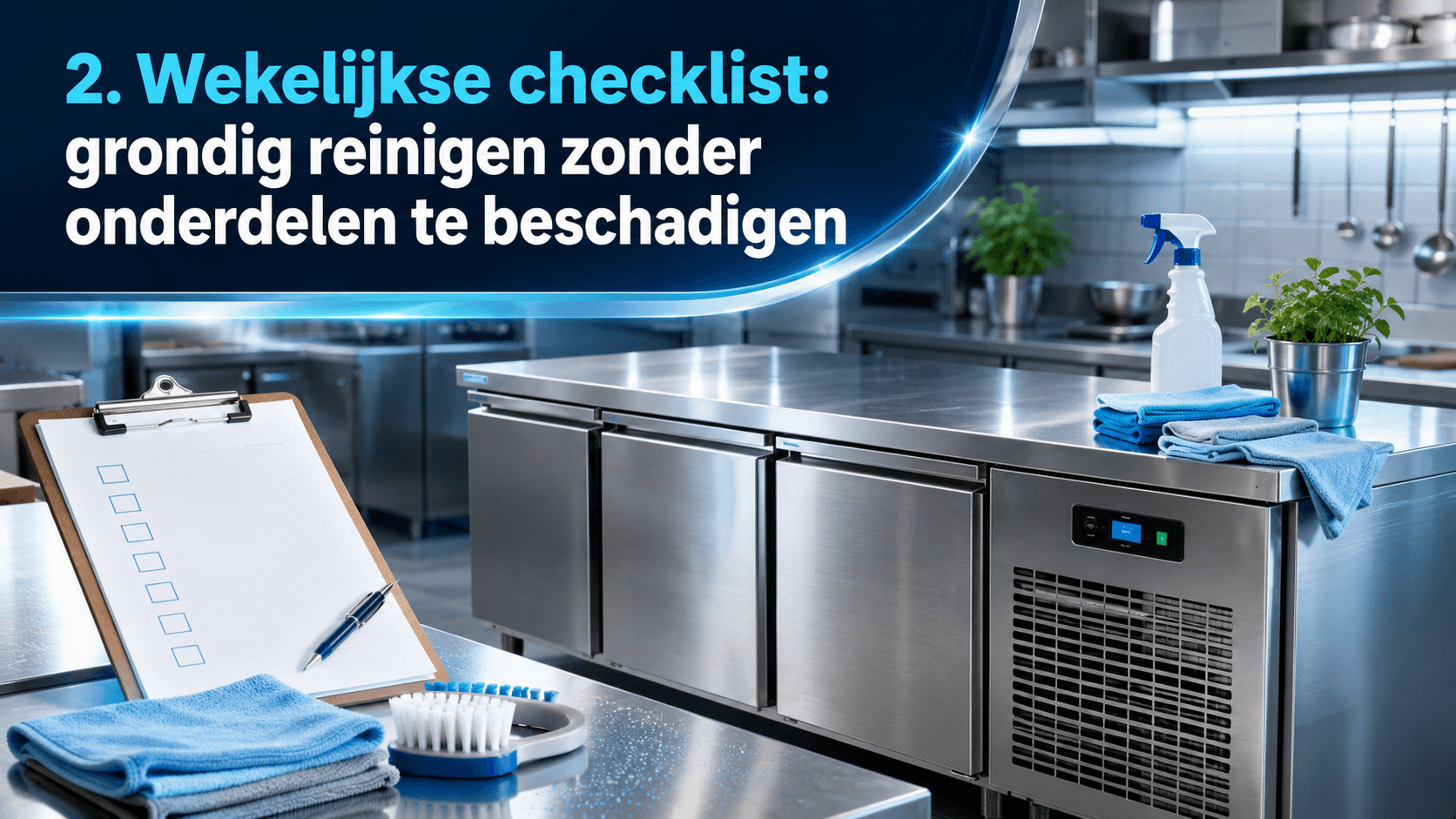 Wekelijkse checklist: grondig reinigen zonder onderdelen te beschadigen