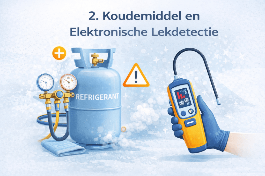 Koudemiddel en Elektronische Lekdetectie