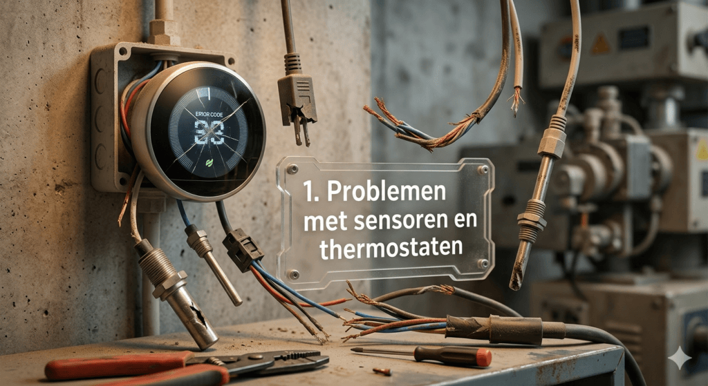 Problemen met sensoren en thermostaten