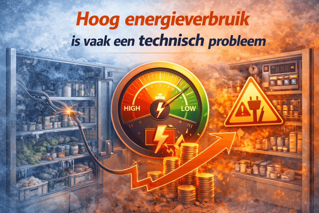 Hoog energieverbruik is vaak een technisch probleem