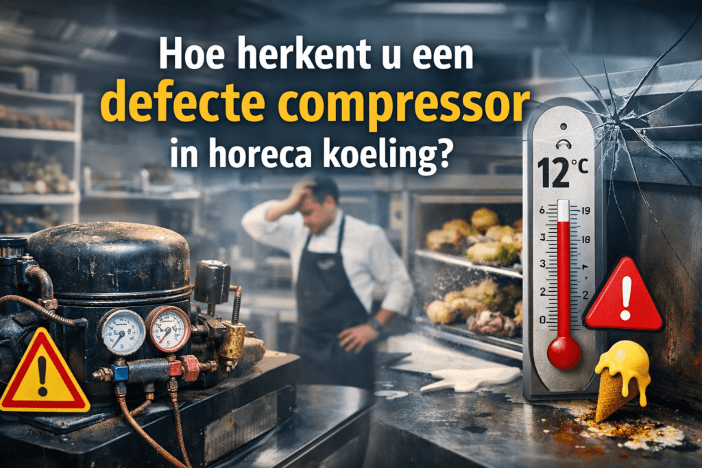 Hoe herkent u een defecte compressor in horeca koeling