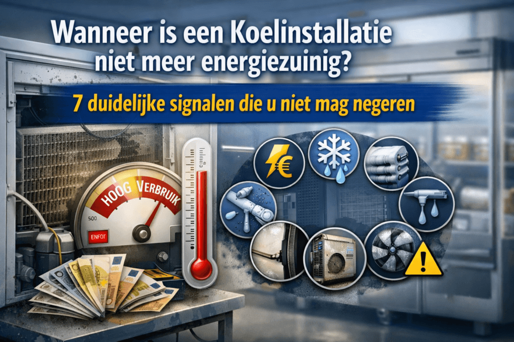 Wanneer is een koelinstallatie niet meer energiezuinig? 7 duidelijke signalen die u niet mag negeren