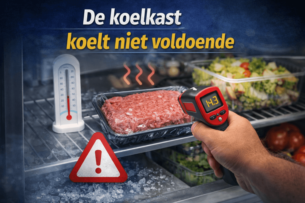 De koelkast koelt niet voldoende