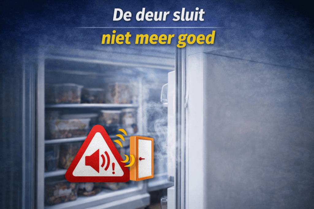 De deur sluit niet meer goed