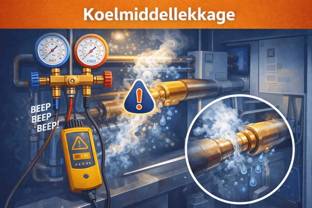Koelmiddellekkage