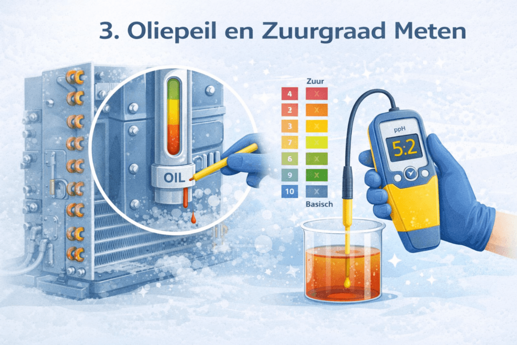 Oliepeil en Zuurgraad Meten