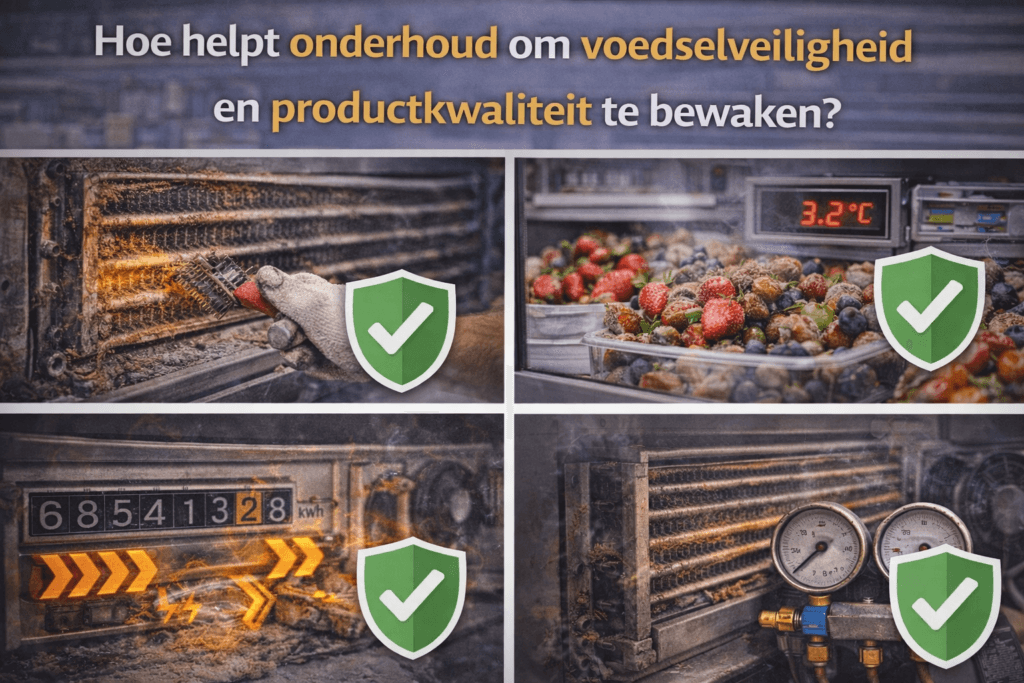 Hoe helpt onderhoud om voedselveiligheid en productkwaliteit te bewaken?