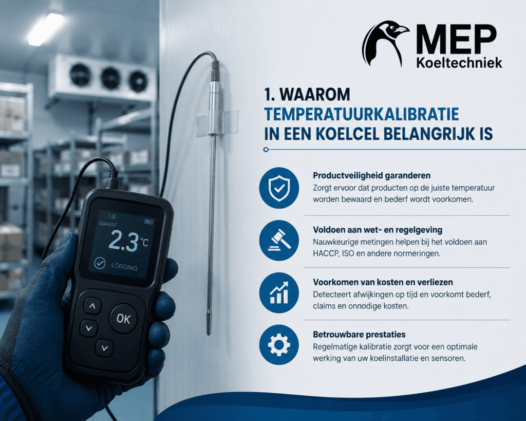 1. Waarom temperatuurkalibratie in een koelcel belangrijk is
