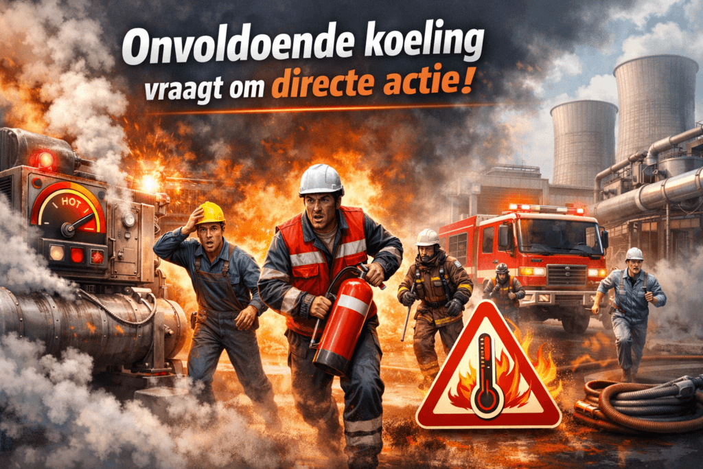 Onvoldoende koeling vraagt om directe actie