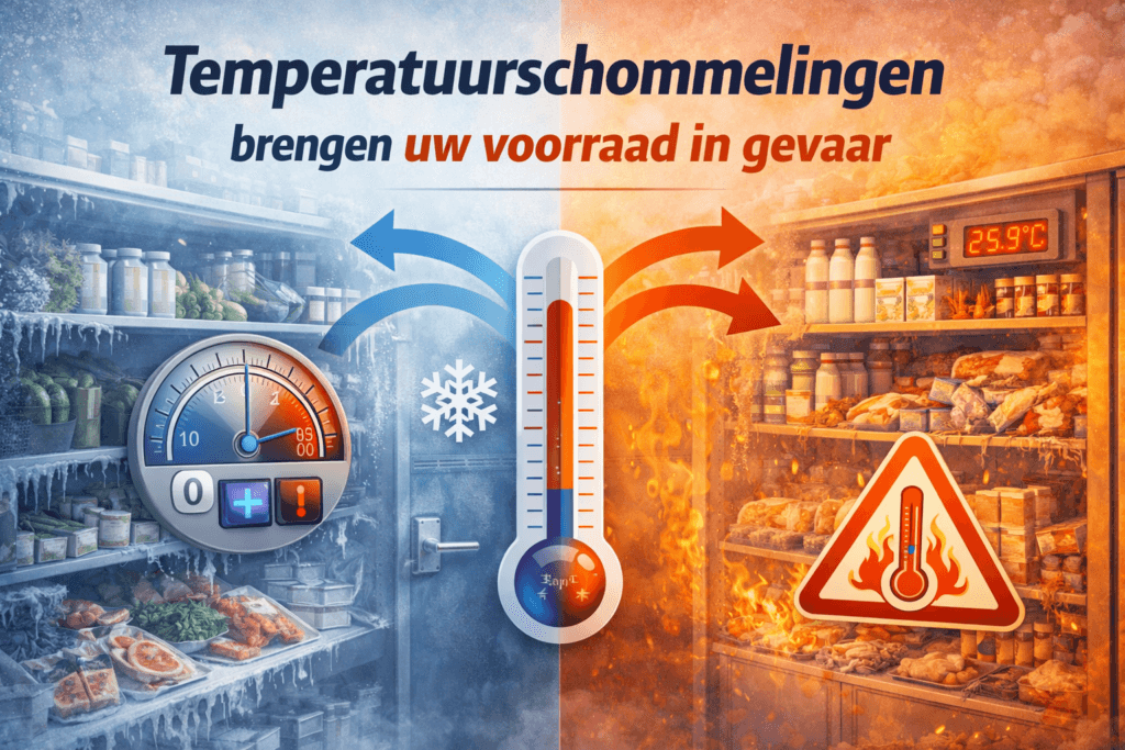 Temperatuurschommelingen brengen uw voorraad in gevaar