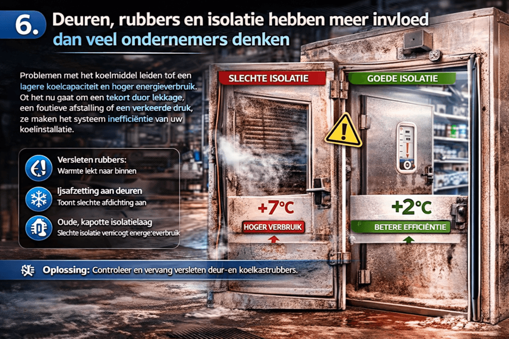 7. Een oude of zwaar belaste installatie wordt vanzelf minder efficiënt