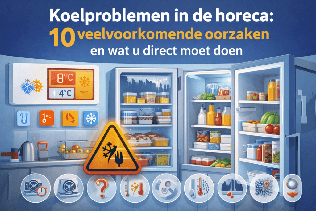 Koelproblemen in de horeca: 10 oorzaken en oplossingen