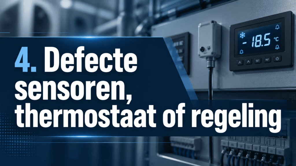 Defecte sensoren, thermostaat of regeling